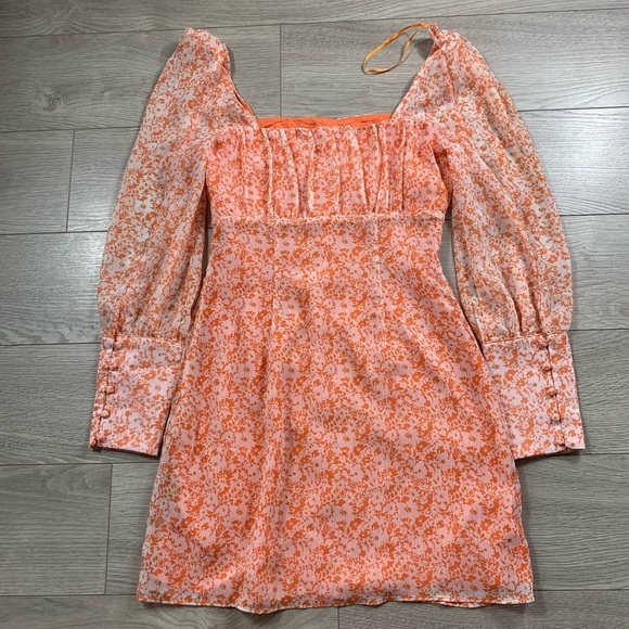 REVOLVE The East Order Bianca Orange Mini Dress - Picture 5 of 13